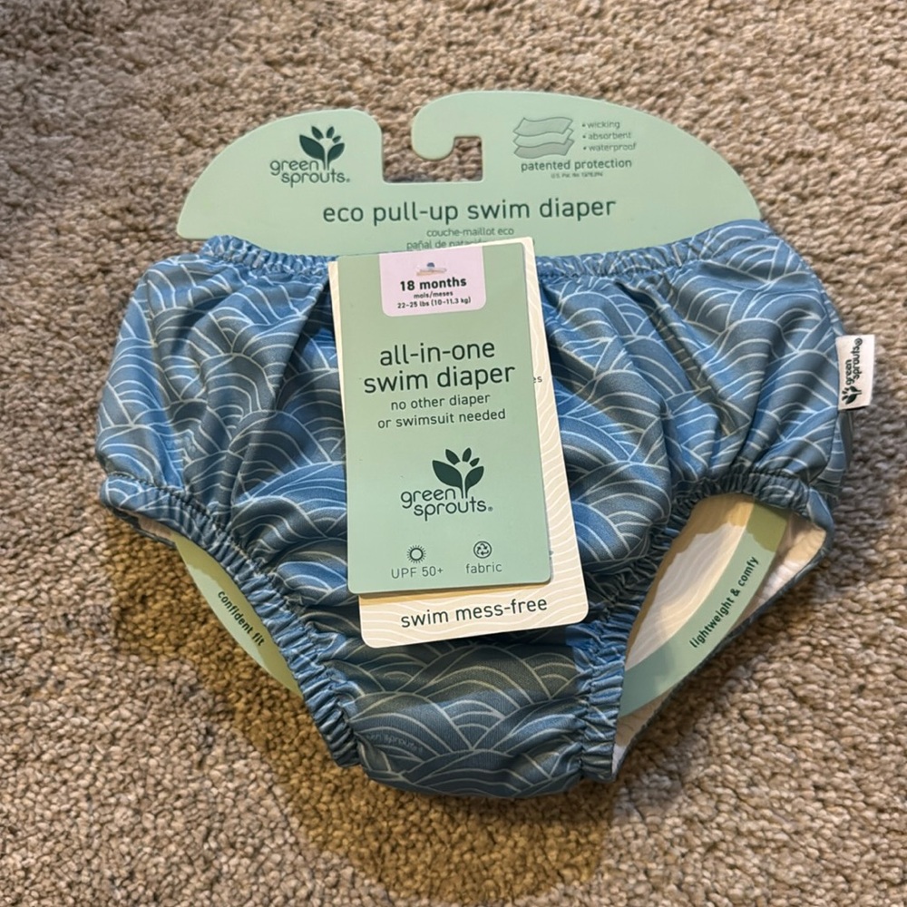 Green Sprouts All-in-One Reusable Swim Diaper